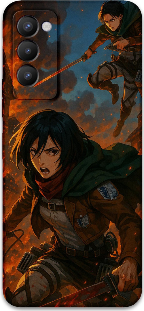 Tecno Camon 18 Uyumlu Anime Desenli Telefon Kılıfı + Ekran Koruyucu - 5744