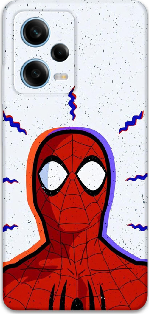 Xiaomi Redmi Note 12 Pro 5G Uyumlu Spiderman Desenli Telefon Kılıfı + Ekran Koruyucu - 5830