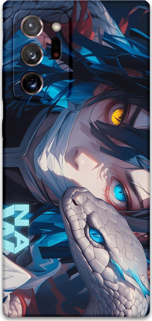 Galaxy Note 20 Ultra Uyumlu Anime Desenli Telefon Kılıfı + Ekran Koruyucu - 5748