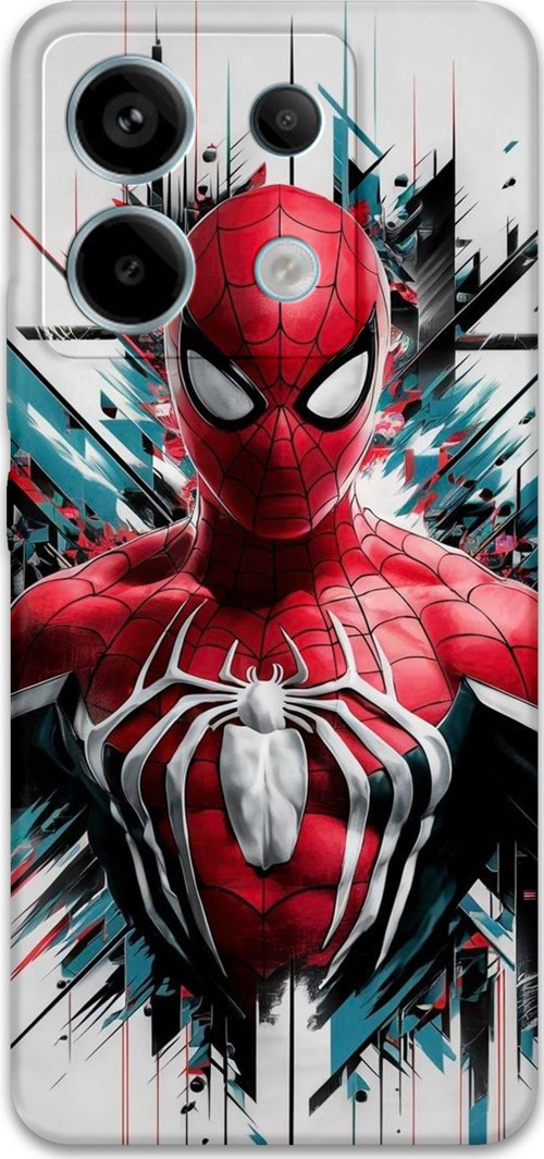 Xiaomi Redmi Note 13 Pro 4G Uyumlu Spiderman Desenli Telefon Kılıfı + Ekran Koruyucu - 5831