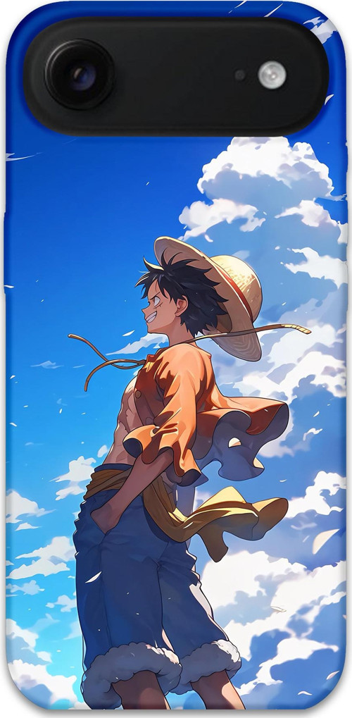 İphone 17 Air Uyumlu Anime Desenli Telefon Kılıfı + Ekran Koruyucu - 5889