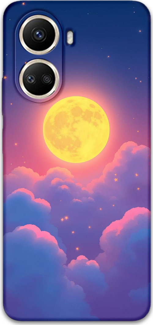 Huawei Nova 10 Se Uyumlu Uzay Desenli Telefon Kılıfı + Ekran Koruyucu - 5869