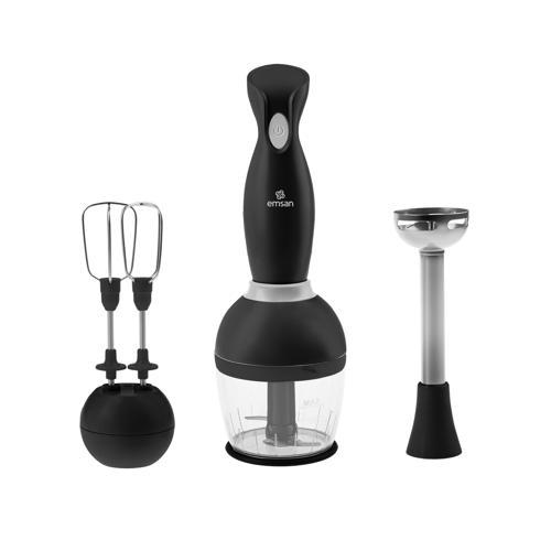 Profoodmix 3'lü Blender Set Black 1000W