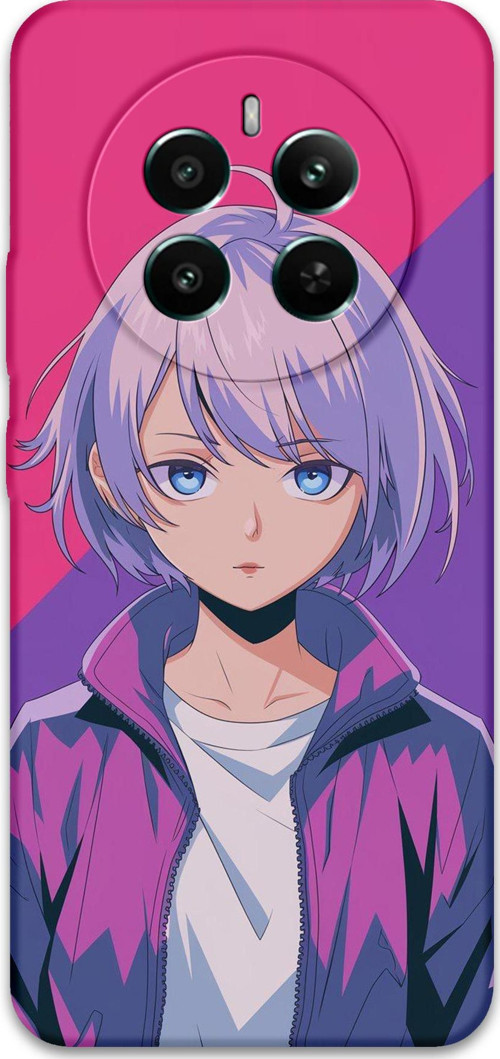 Realme 12 Pro Plus Uyumlu Anime Desenli Telefon Kılıfı + Ekran Koruyucu - 5742