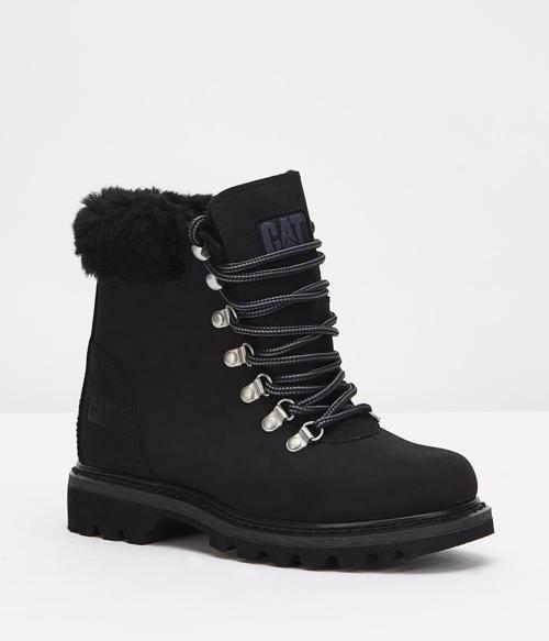 illinois Black Nubuk Kadın Bot