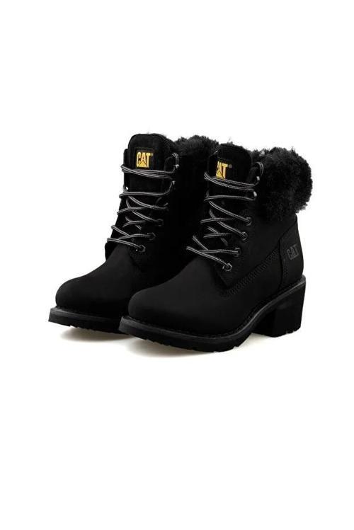 Nikki Black Nubuk Kadın Bot