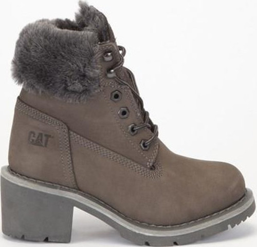 Nikki Dark Grey Nubuk Kadın Bot