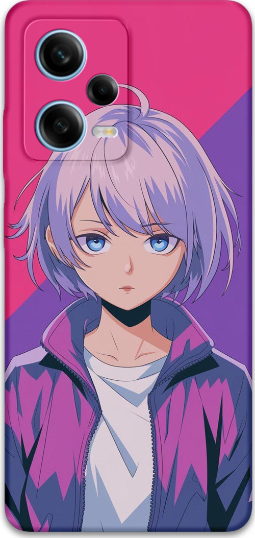 Xiaomi Redmi Note 12 Pro 5G Uyumlu Anime Desenli Telefon Kılıfı + Ekran Koruyucu - 5742