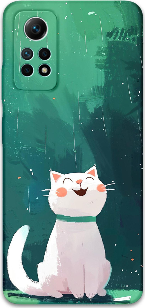 Xiaomi Redmi Note 12 Pro 4G Uyumlu Kedi Desenli Telefon Kılıfı + Ekran Koruyucu - 5781