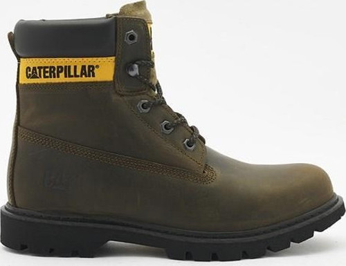 Golden Dark Olive Deri Erkek Bot