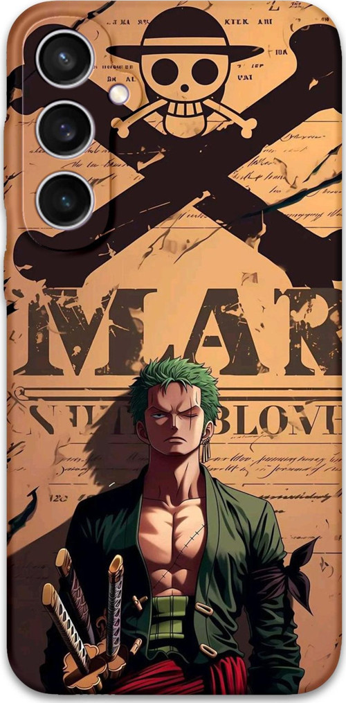 Galaxy S24 Plus Uyumlu Anime Desenli Telefon Kılıfı + Ekran Koruyucu - 5755
