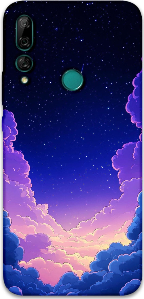 Huawei Y9 Prime 2019 Uyumlu Uzay Desenli Telefon Kılıfı + Ekran Koruyucu - 5867