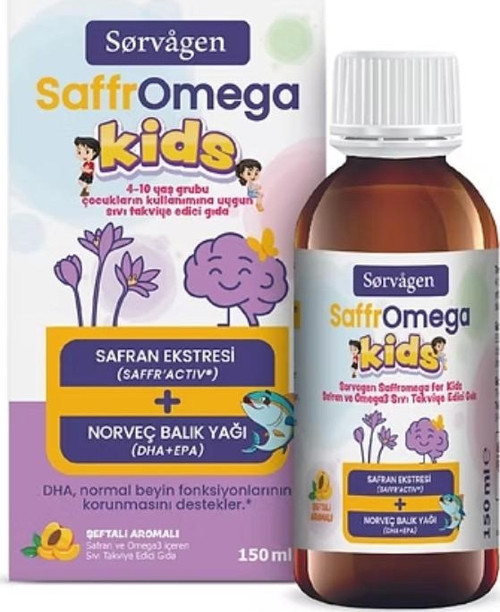 SAFFROMEGA KİDS SAFRAN VE OMEGA3 150 ML