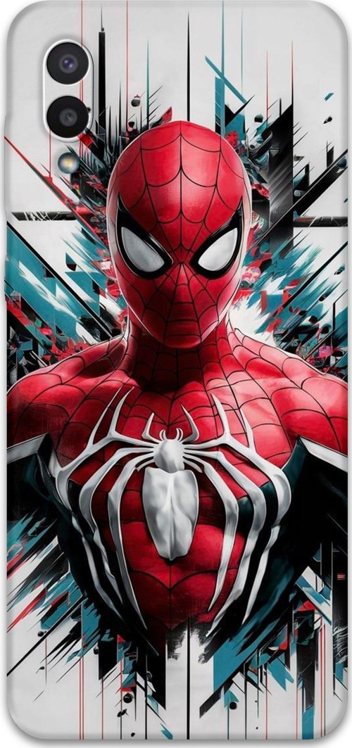 Galaxy A02 Uyumlu Spiderman Desenli Telefon Kılıfı + Ekran Koruyucu - 5831