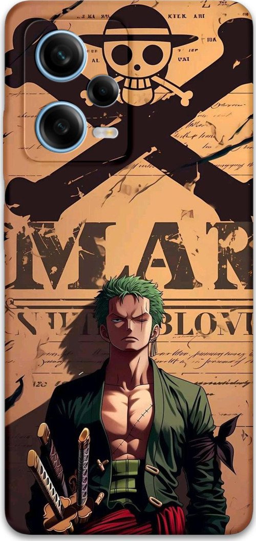 Xiaomi Redmi Note 12 Pro 5G Uyumlu Anime Desenli Telefon Kılıfı + Ekran Koruyucu - 5755