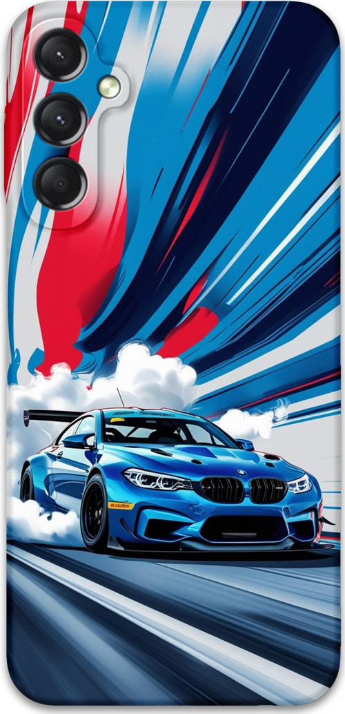 Galaxy A25 Uyumlu Araba Desenli Telefon Kılıfı + Ekran Koruyucu - 5762