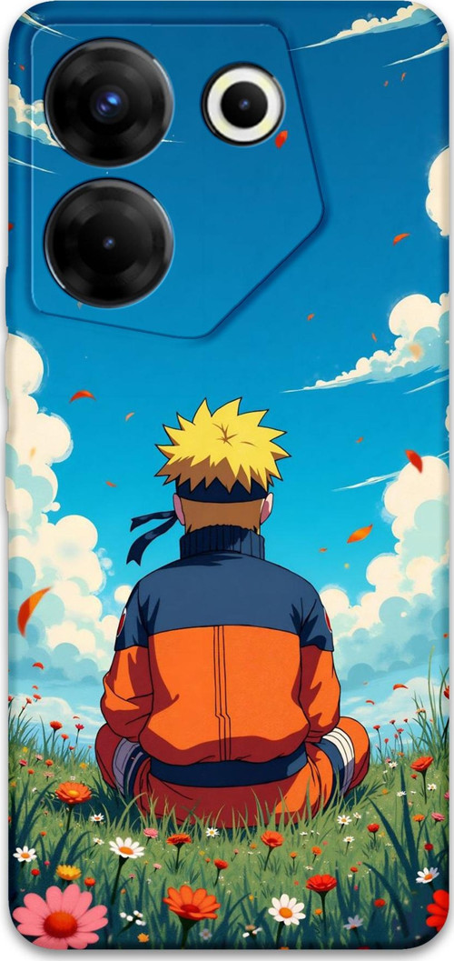 Tecno Camon 20 Uyumlu Anime Desenli Telefon Kılıfı + Ekran Koruyucu - 5747