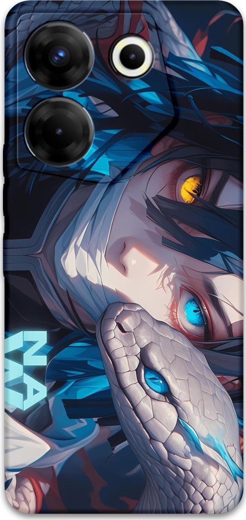 Tecno Camon 20 Uyumlu Anime Desenli Telefon Kılıfı + Ekran Koruyucu - 5748