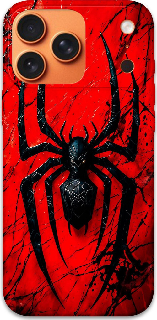 İphone 17 Pro Uyumlu Spiderman Desenli Telefon Kılıfı + Ekran Koruyucu - 5932