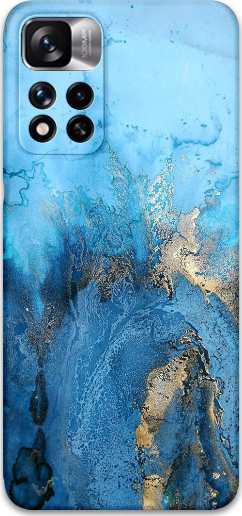Xiaomi Redmi Note 11 Pro Plus 5G Uyumlu Mermer Desenli Telefon Kılıfı + Ekran Koruyucu - 5812