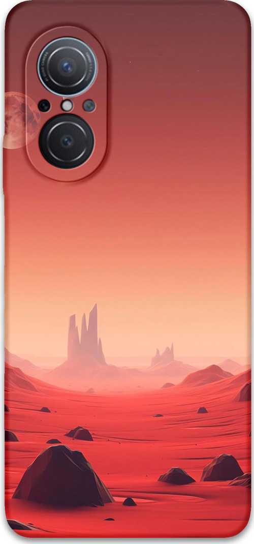Huawei Nova 9 Se Uyumlu Uzay Desenli Telefon Kılıfı + Ekran Koruyucu - 5859