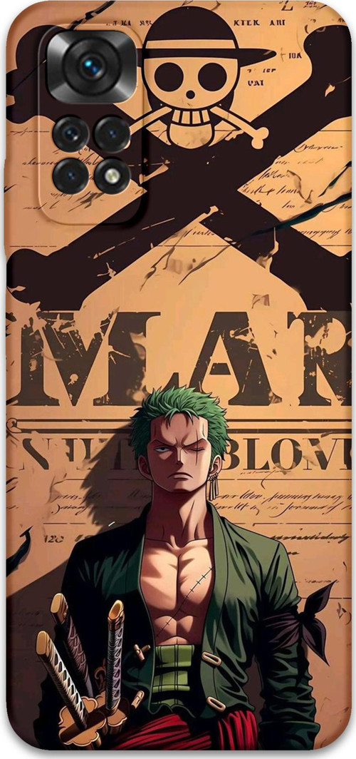 Xiaomi Redmi Note 11S Uyumlu Anime Desenli Telefon Kılıfı + Ekran Koruyucu - 5755