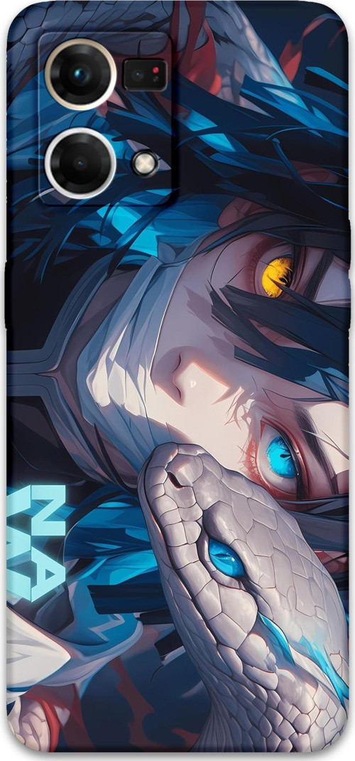 Oppo Reno 7 Uyumlu Anime Desenli Telefon Kılıfı + Ekran Koruyucu - 5748