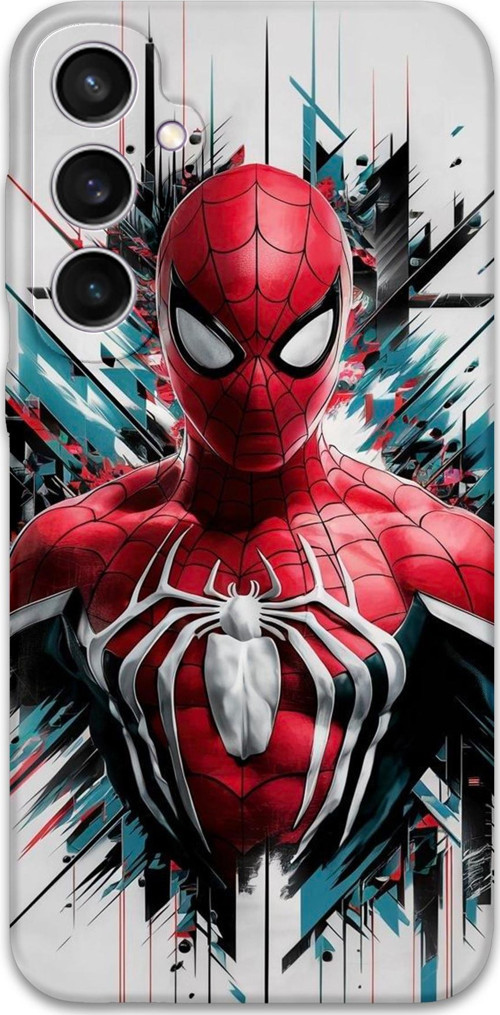 Galaxy S24 Fe Uyumlu Spiderman Desenli Telefon Kılıfı + Ekran Koruyucu - 5831