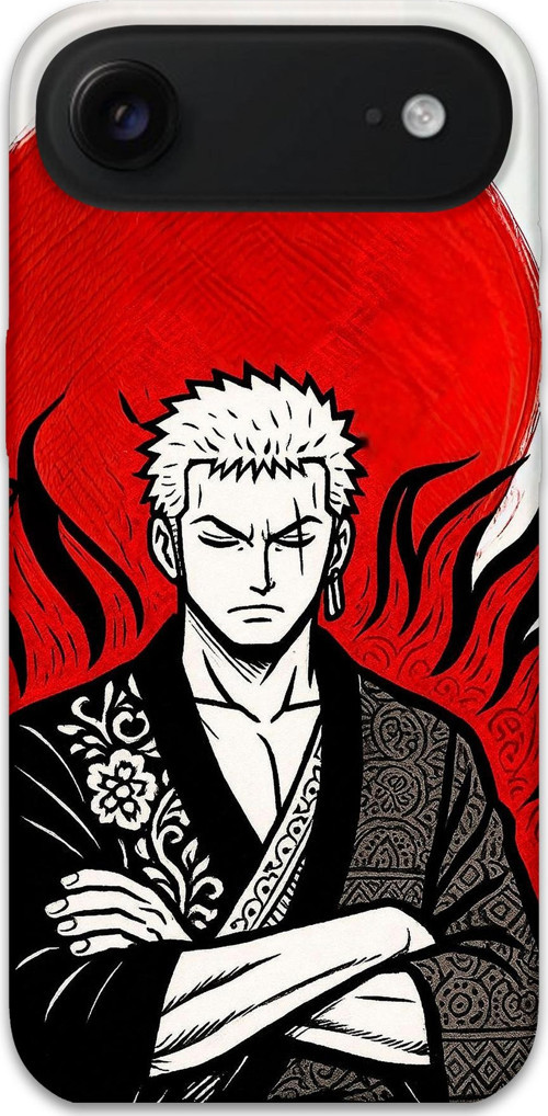 İphone 17 Air Uyumlu Anime Desenli Telefon Kılıfı + Ekran Koruyucu - 5893