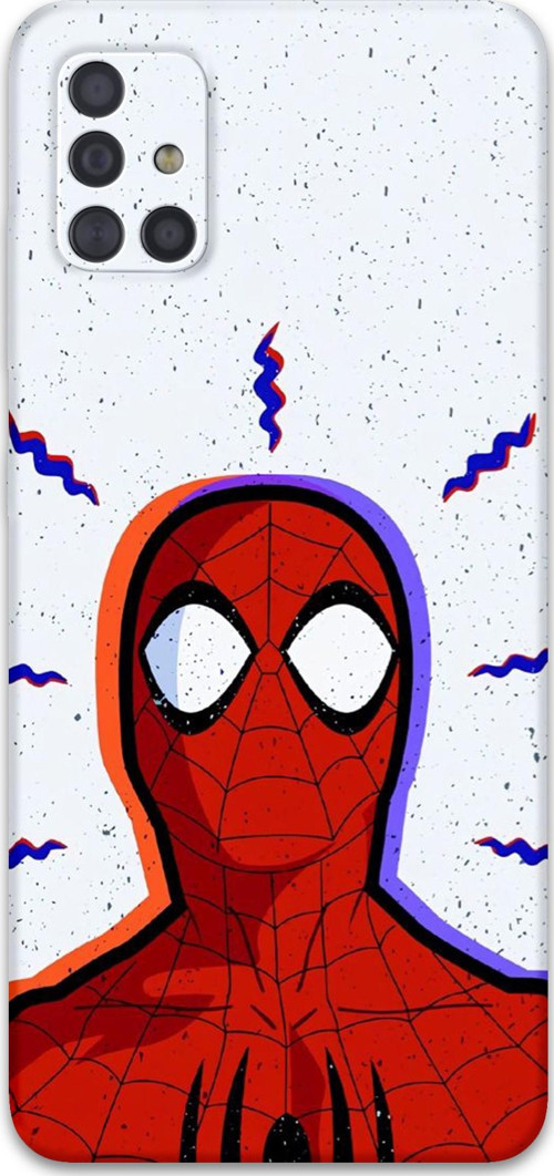 Galaxy M31S Uyumlu Spiderman Desenli Telefon Kılıfı + Ekran Koruyucu - 5830