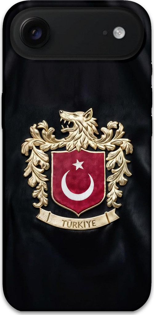 İphone 17 Air Uyumlu Türk Desenli Telefon Kılıfı + Ekran Koruyucu - 5855