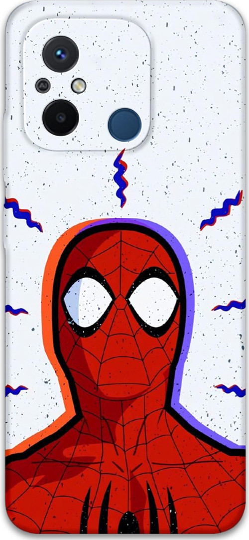 Xiaomi Redmi 12C Uyumlu Spiderman Desenli Telefon Kılıfı + Ekran Koruyucu - 5830