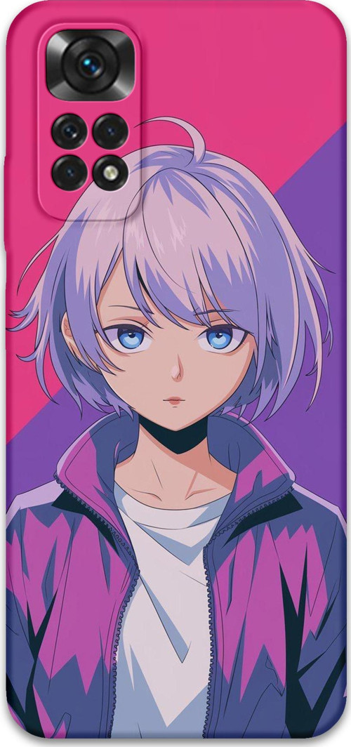 Xiaomi Redmi Note 11 Pro 5G Uyumlu Anime Desenli Telefon Kılıfı + Ekran Koruyucu - 5742