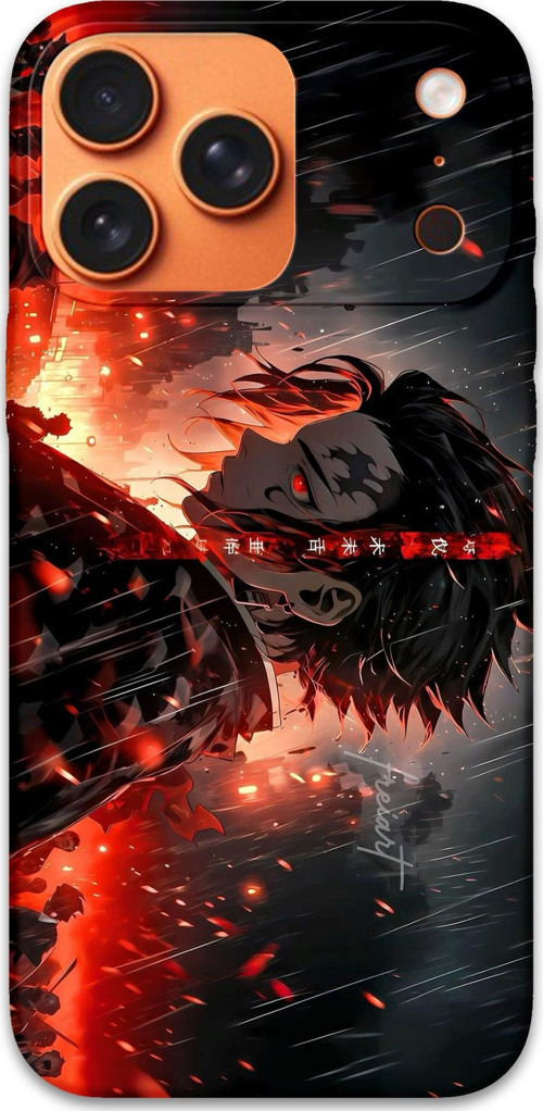 İphone 17 Pro Uyumlu Anime Desenli Telefon Kılıfı + Ekran Koruyucu - 5922