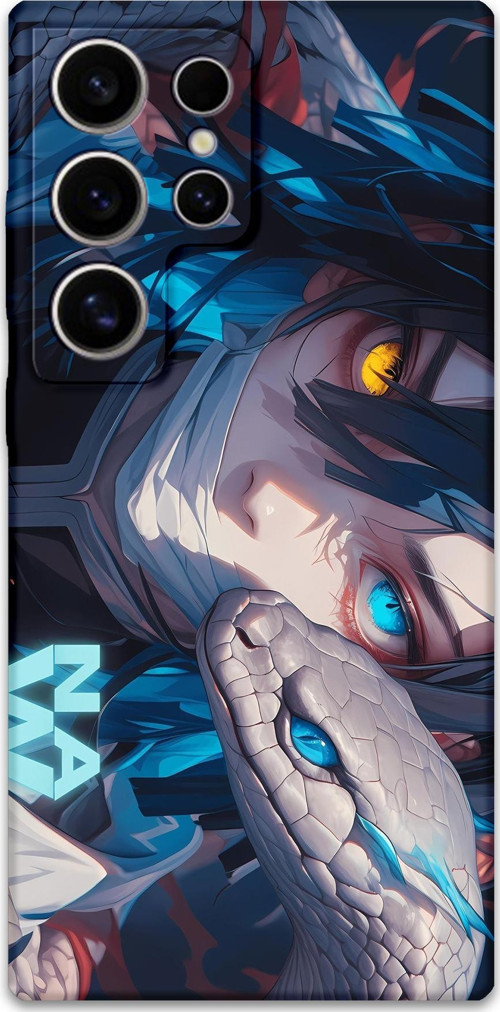 Galaxy S25 Ultra Uyumlu Anime Desenli Telefon Kılıfı + Ekran Koruyucu - 5748