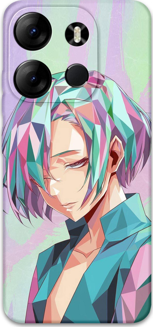 Tecno Spark Go 2023 Uyumlu Anime Desenli Telefon Kılıfı + Ekran Koruyucu - 5743