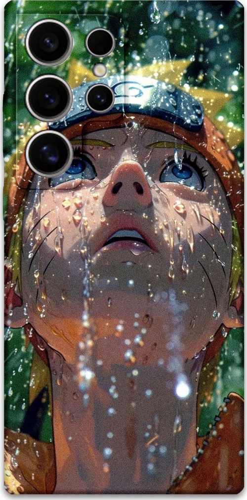 Galaxy S25 Ultra Uyumlu Anime Desenli Telefon Kılıfı + Ekran Koruyucu - 5750