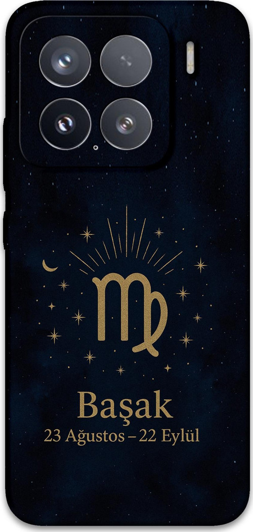 Xiaomi Mi 15 Pro Uyumlu Başak Burcu Desenli Telefon Kılıfı + Ekran Koruyucu - 5773