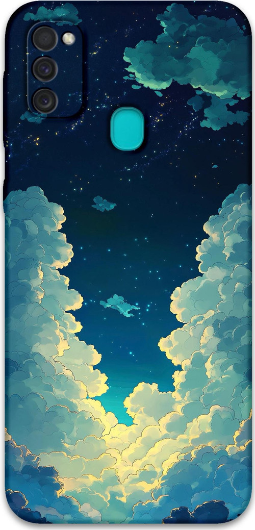 Galaxy M30S Uyumlu Anime Desenli Telefon Kılıfı + Ekran Koruyucu - 5745
