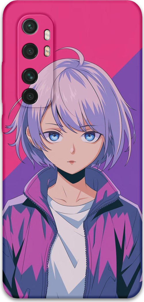 Xiaomi Mi Note 10 Lite Uyumlu Anime Desenli Telefon Kılıfı + Ekran Koruyucu - 5742