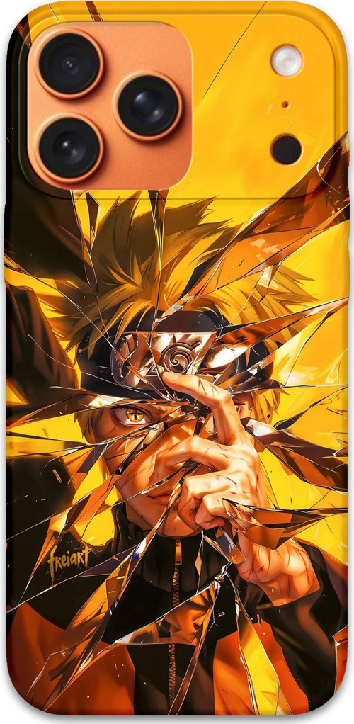 İphone 17 Pro Uyumlu Anime Desenli Telefon Kılıfı + Ekran Koruyucu - 5873