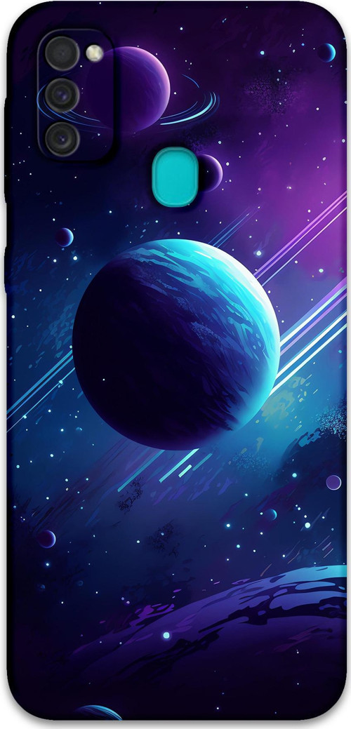 Galaxy M30S Uyumlu Anime Desenli Telefon Kılıfı + Ekran Koruyucu - 5747
