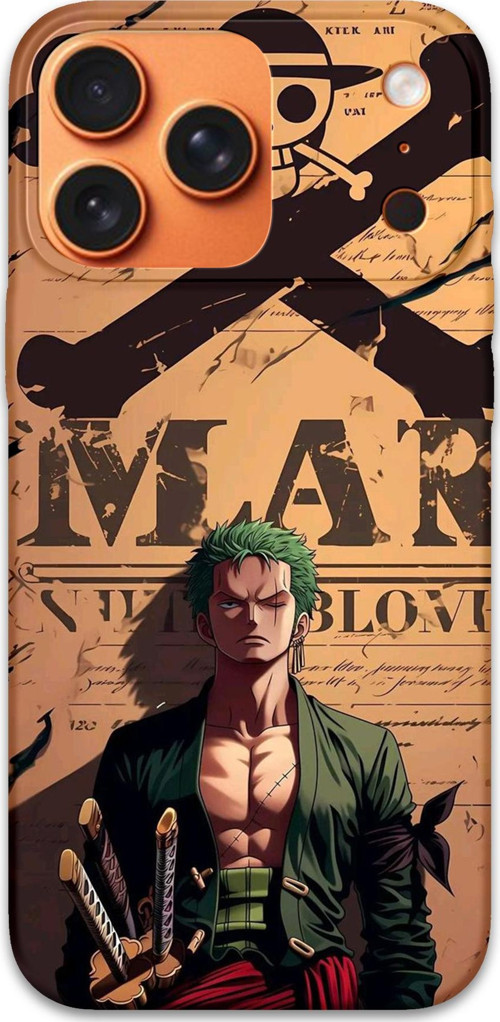 İphone 17 Pro Uyumlu Anime Desenli Telefon Kılıfı + Ekran Koruyucu - 5755