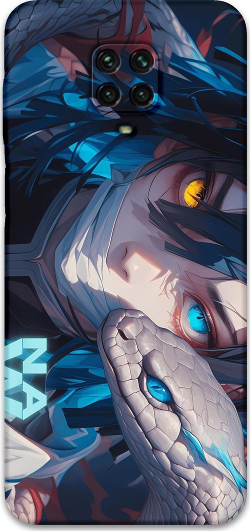 Xiaomi Redmi Note 9S Uyumlu Anime Desenli Telefon Kılıfı + Ekran Koruyucu - 5748