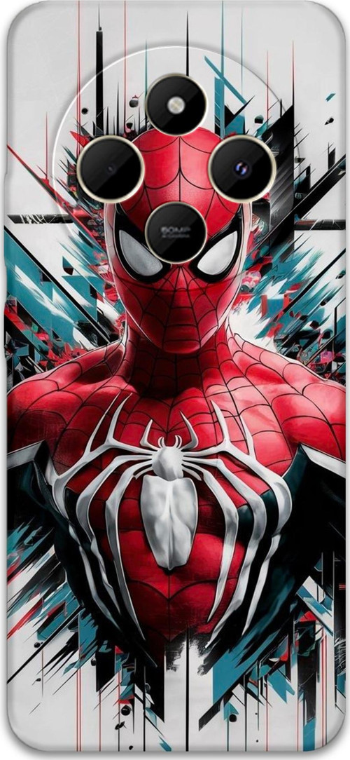 Xiaomi Redmi 14C Uyumlu Spiderman Desenli Telefon Kılıfı + Ekran Koruyucu - 5831