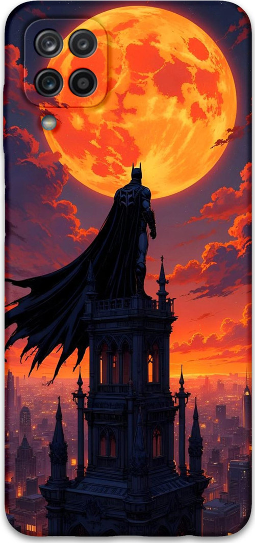 Galaxy M33 Uyumlu Batman Desenli Telefon Kılıfı + Ekran Koruyucu - 5829