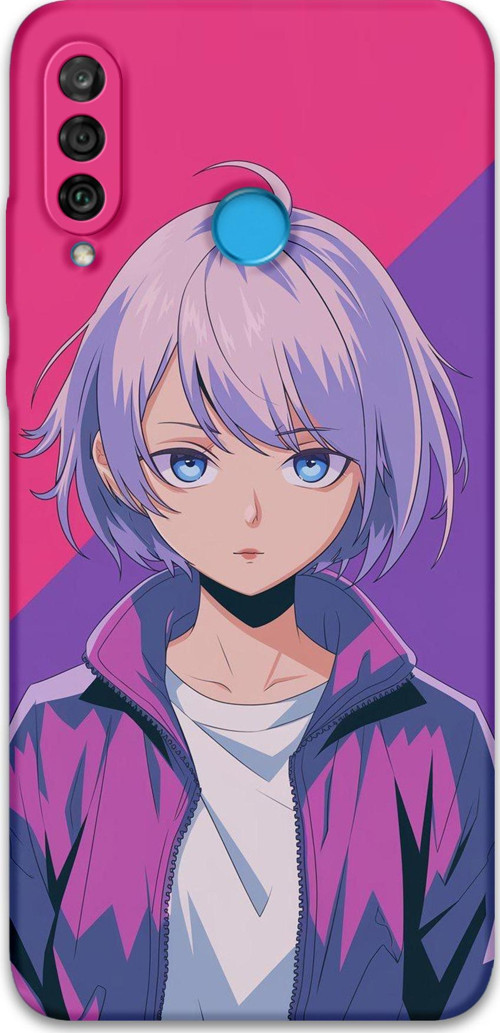 Huawei P30 Lite Uyumlu Anime Desenli Telefon Kılıfı + Ekran Koruyucu - 5742