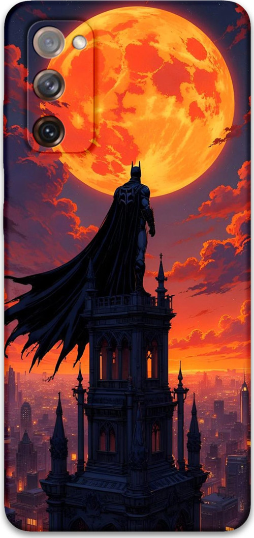 Galaxy Note 20 Uyumlu Batman Desenli Telefon Kılıfı + Ekran Koruyucu - 5829
