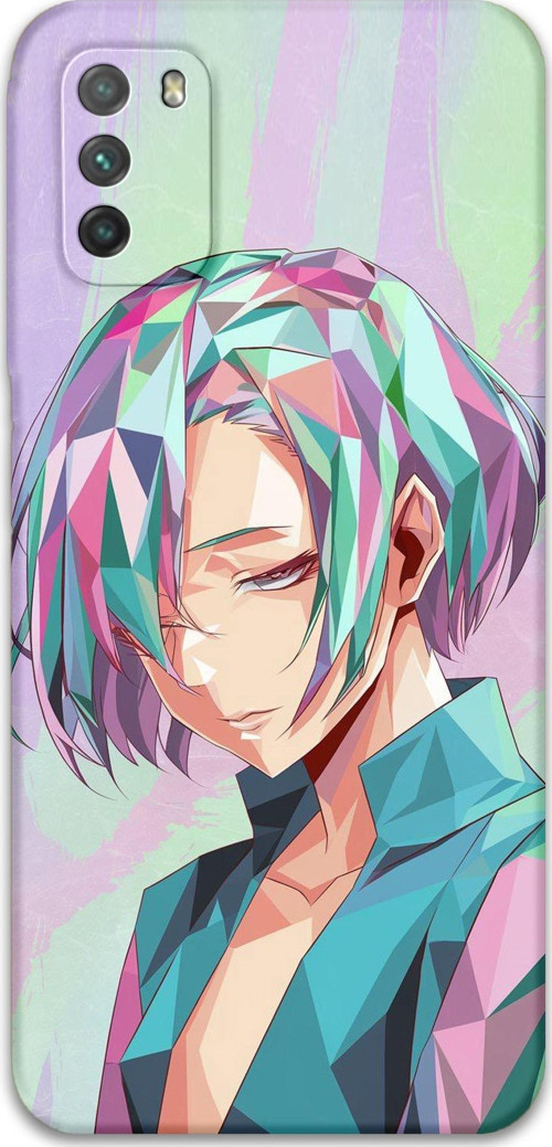 Xiaomi Redmi 9T Uyumlu Anime Desenli Telefon Kılıfı + Ekran Koruyucu - 5743
