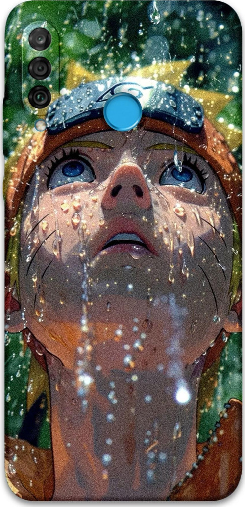Huawei P30 Lite Uyumlu Anime Desenli Telefon Kılıfı + Ekran Koruyucu - 5750